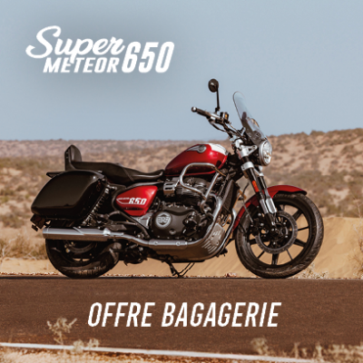 Nouvelle offre sur la bagagerie : 618 € TTC* d'avantage client sur la SUPER METEOR