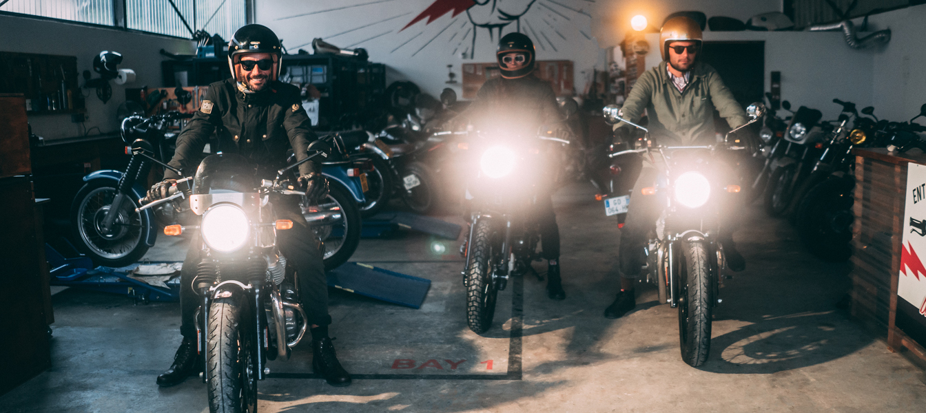 royal enfield custom wheels and waves